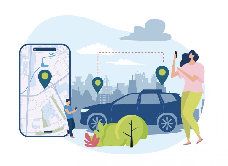 Buchung autonomes KIRA Fahrzeug per App